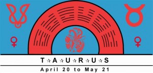 Taurus Symbol with planetary rulership of Venus